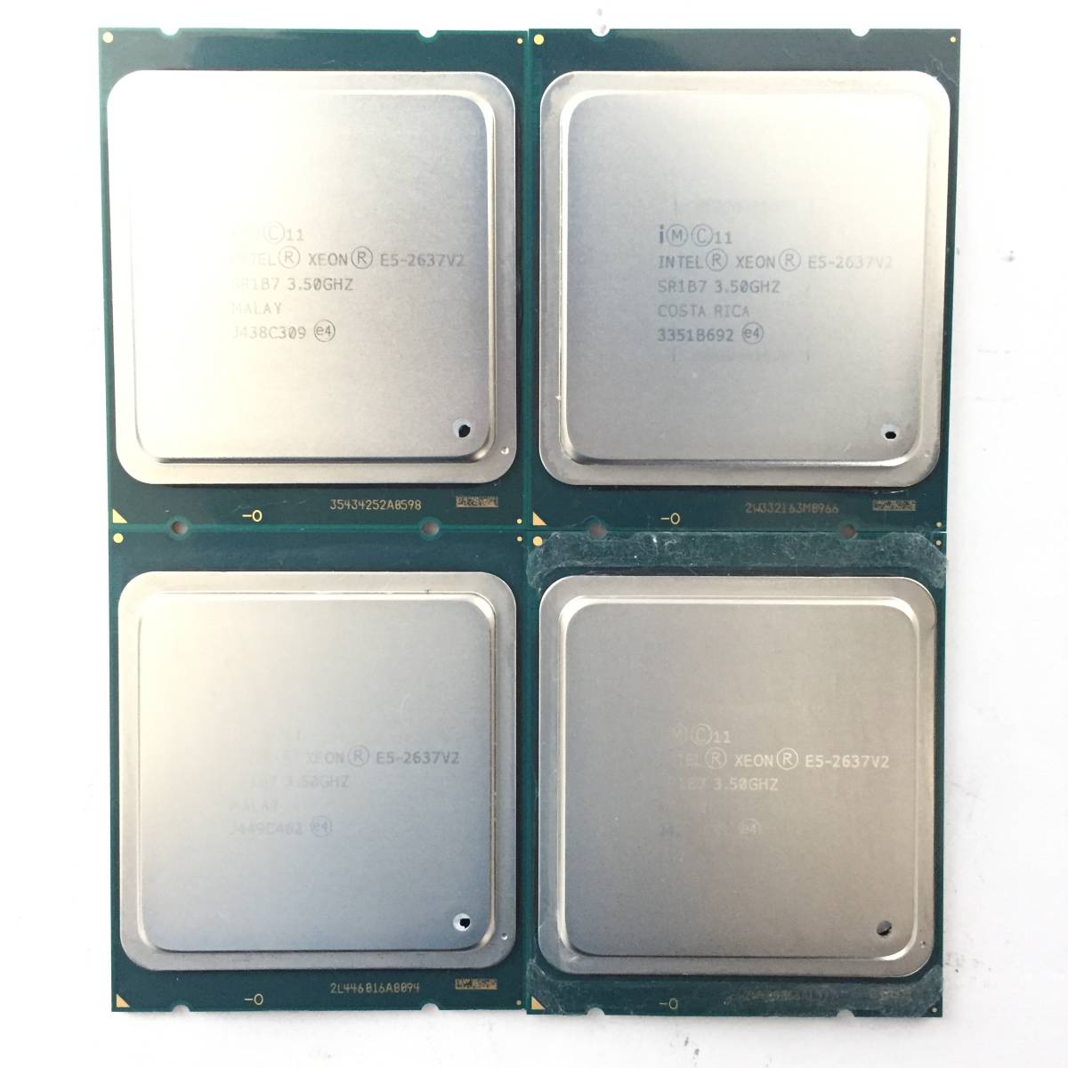 K5020761 INTEL XEON E5-2637V2 SR1B7 3.50GHz CPU 4点【中古動作品】_見本