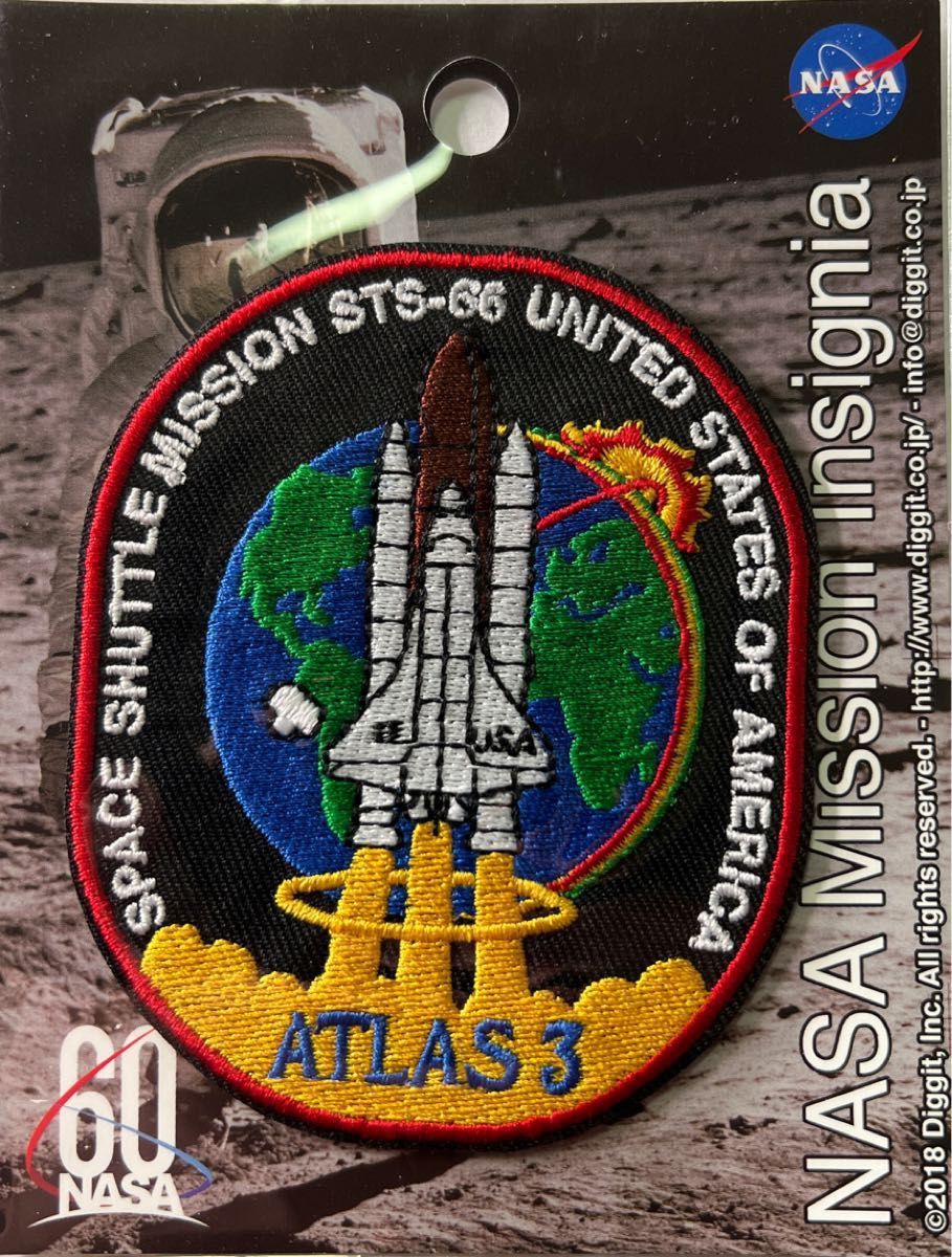 ラスト1枚。NASA Patch/STS-66/NFC