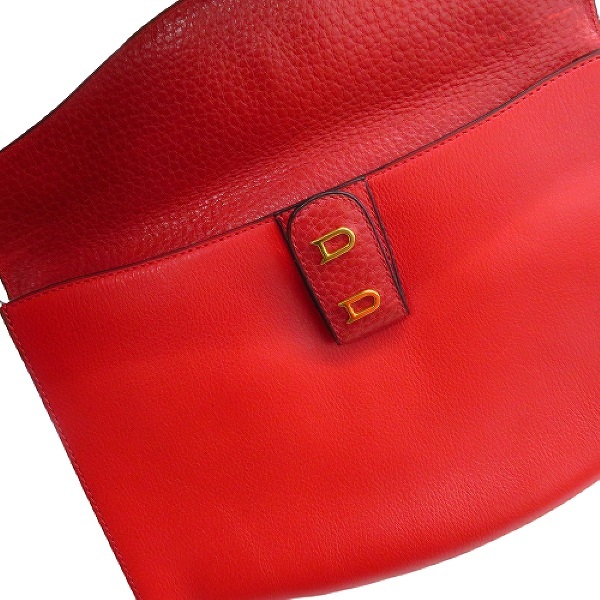 #anb Dell bo-DELVAUX clutch bag second bag MODELE DEPOSE red lady's [566955]