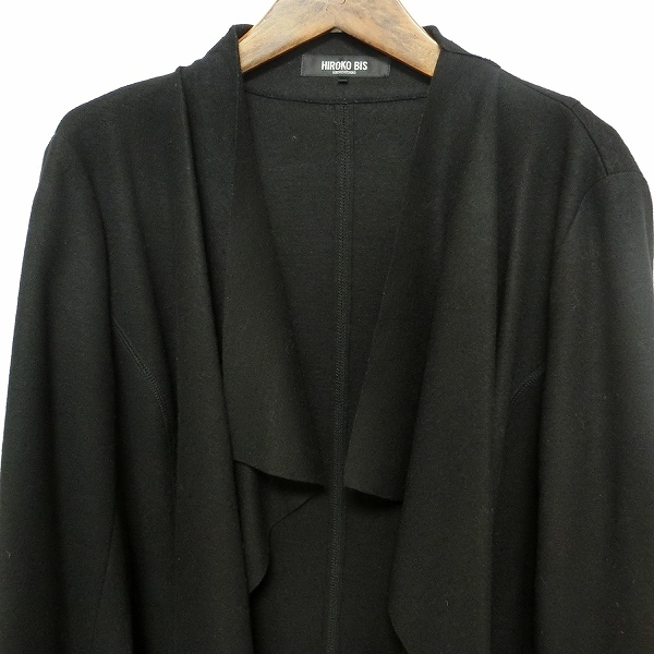 #anc Hiroko screw HIROKO BIS jacket 15AB black cardigan lady's [790010]