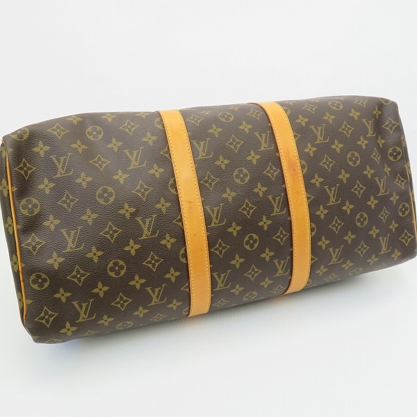 #apb ルイヴィトン LOUISVUITTON ボストンバッグ 旅行かばん キーポル 50 茶系 モノグラム ユニセックス [633668]の画像5