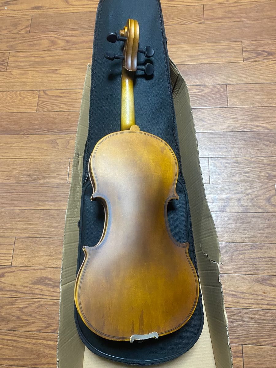 再値下げ:Eastarバイオリン 4/4 単板 バイオリンセット ケース付　付属品付
