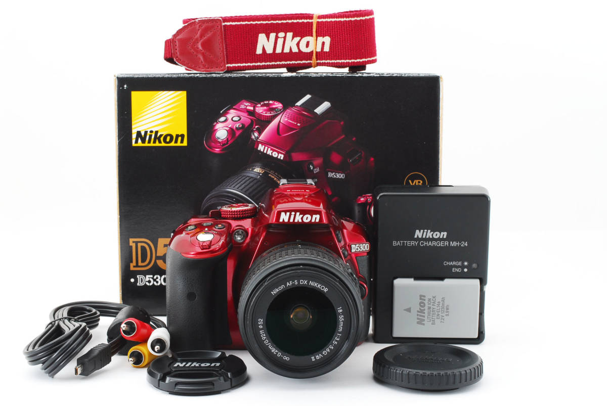 Nikon D5300 18-55 VR2 レンズキット RED-
