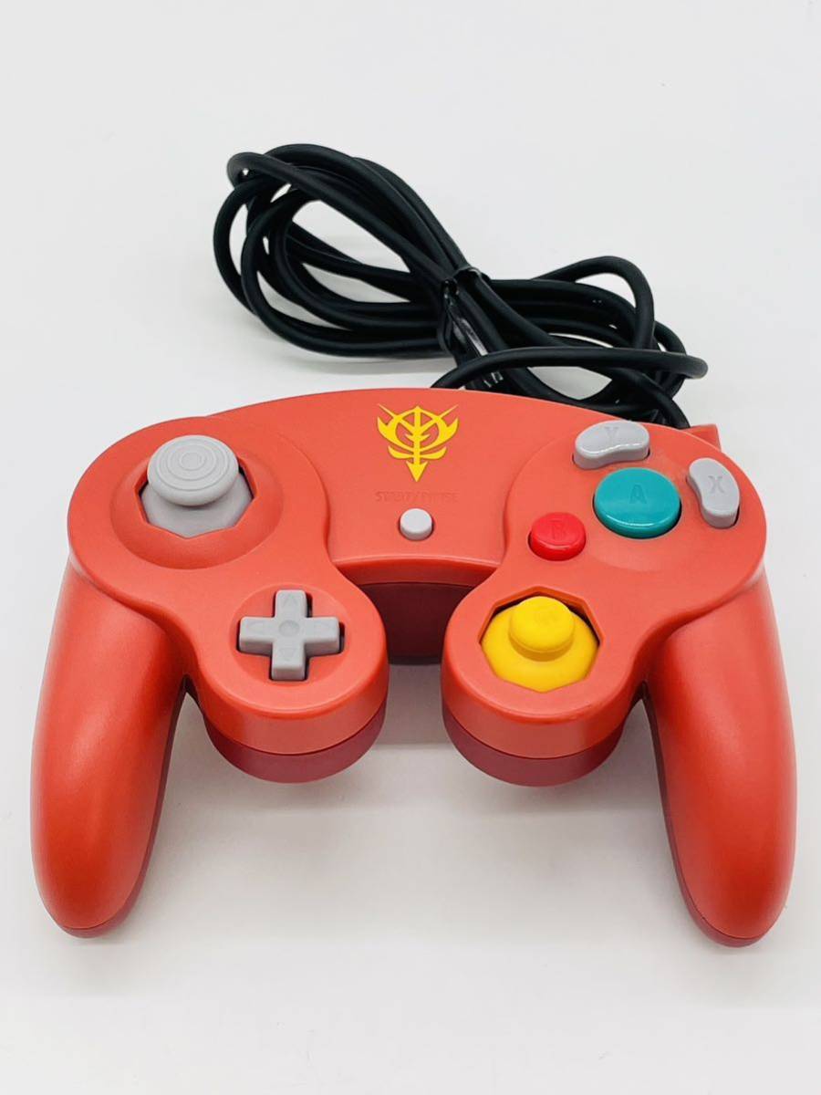 ーブコント 【美品】任天堂 ゲームキューブコントローラー シャア専用