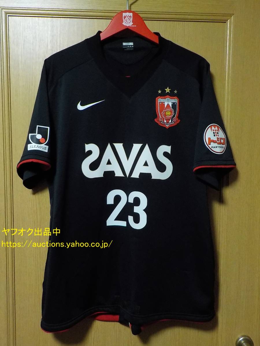 黒ユニNIKE正規品 浦和レッズ 2009 都築龍太 GK 半袖ユニフォーム XL