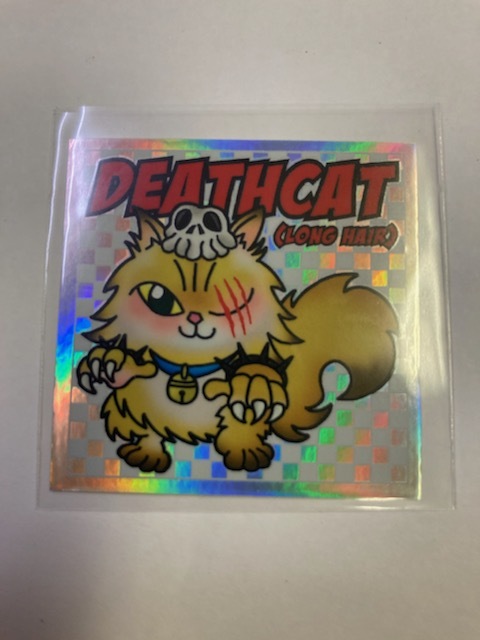 DEATHCAT TOYS  マイナーシール ③ ビックリマン風の画像1