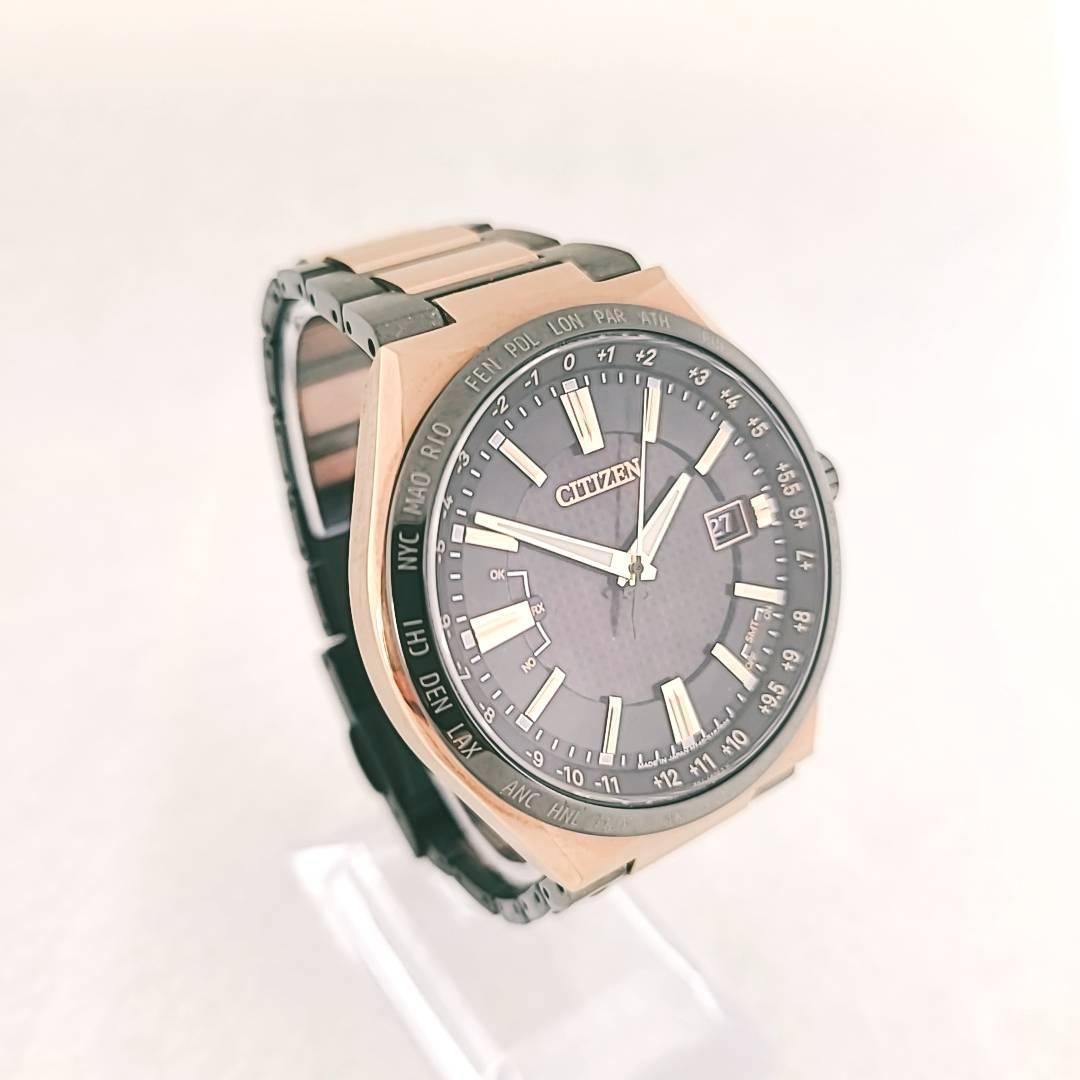 ポイント2倍 ☆【美品稼働品】シチズン アテッサ 1200本限定 チタン