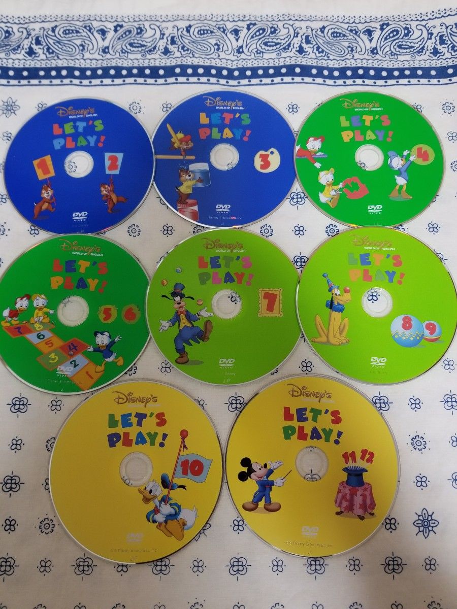 即発送可能】 2015年 レッツプレイ DVD ディズニー英語システム DWE
