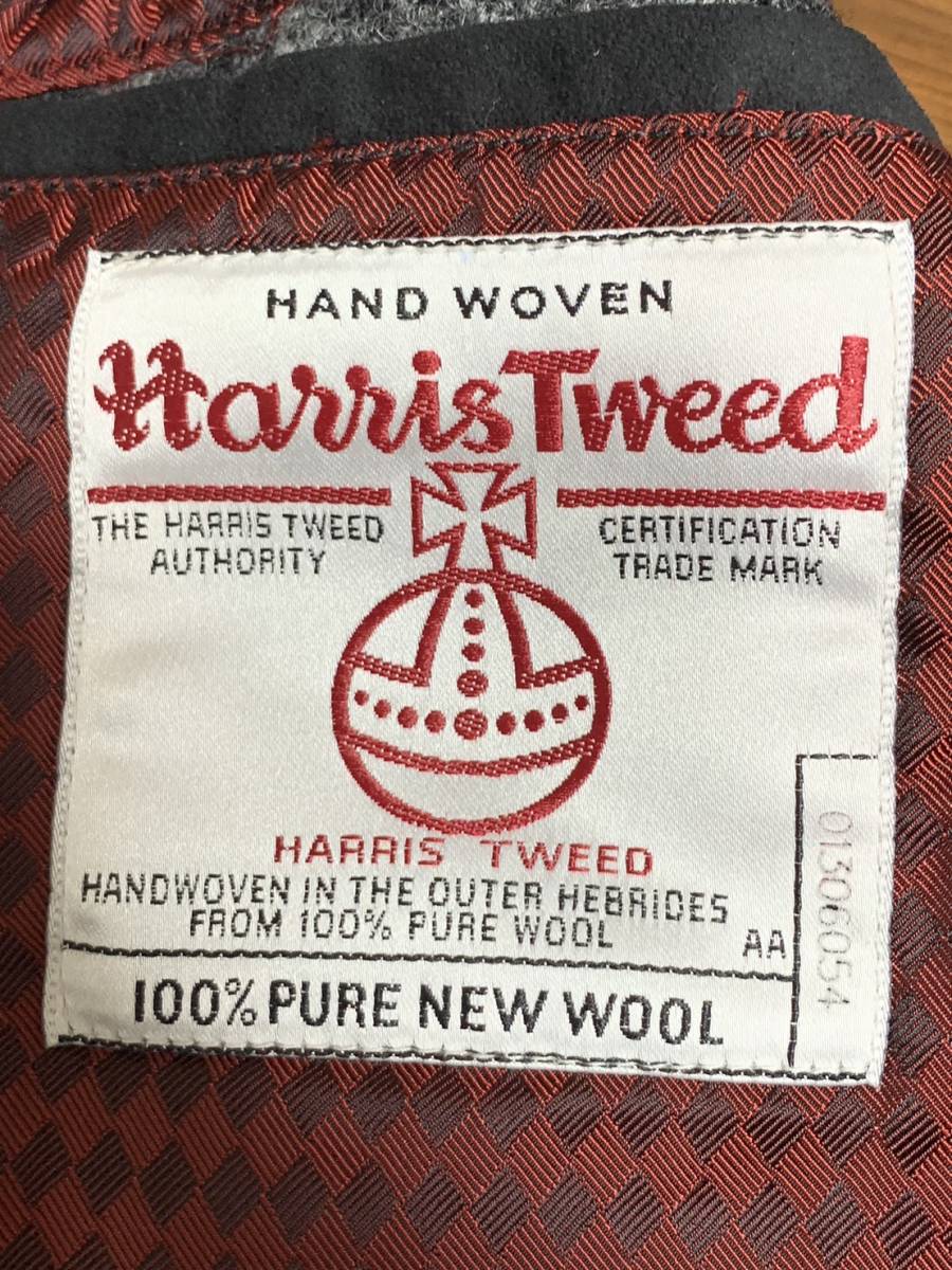  beautiful goods *[r.j.b by THE FLAT HEAD×HARRIS TWEED] regular price 54,000 shooting the best wool gilet 36 made in Japan WV102 RJB Harris tweed 