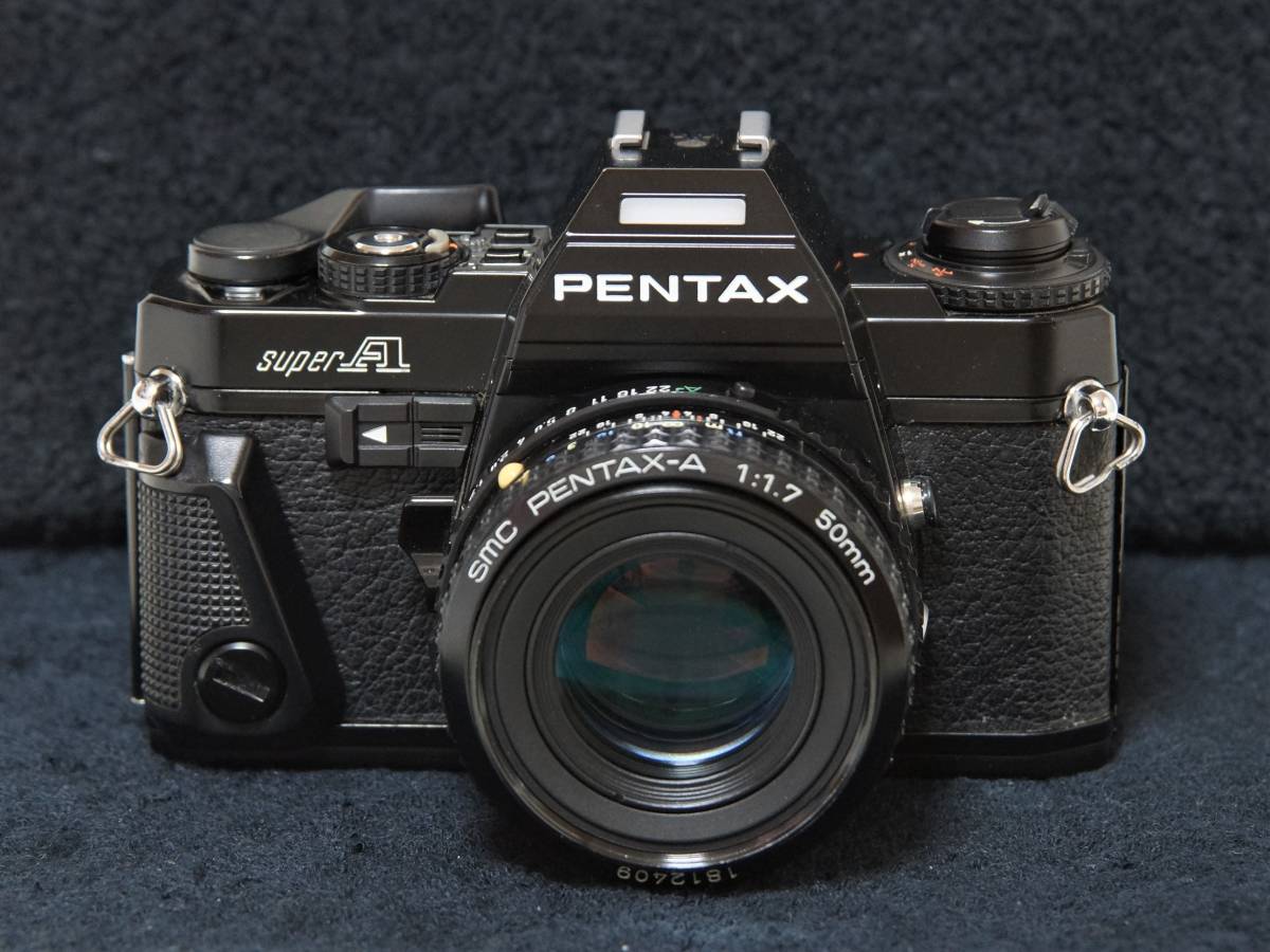 PENTAX SUPER A SMC PENTAX-A 50mmF1.7標準レンズセット【Working product・動作確認済】_画像6