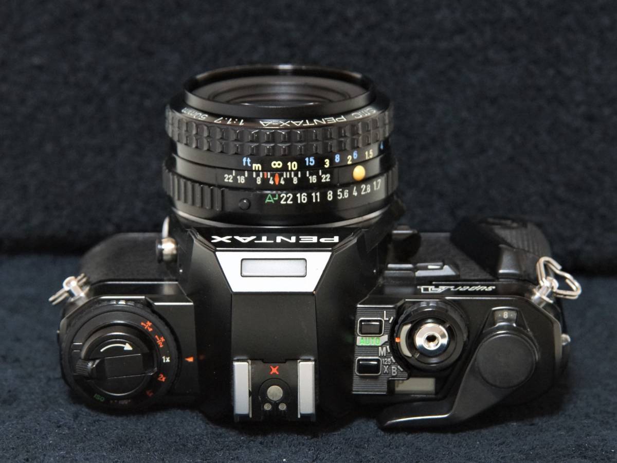 PENTAX SUPER A SMC PENTAX-A 50mmF1.7標準レンズセット【Working product・動作確認済】_画像4