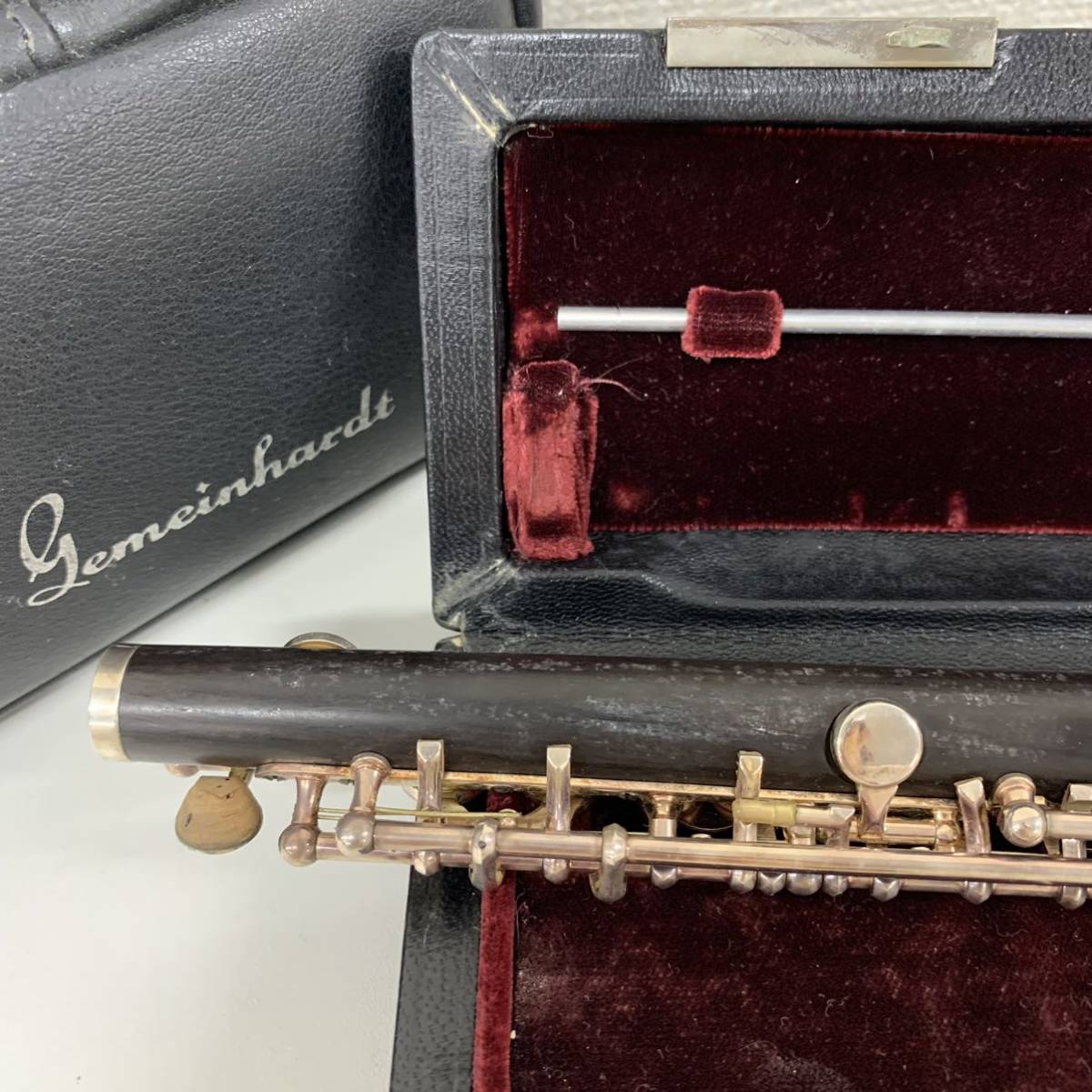 Jb3① On gemeinhardt ピッコロ 4W ゲマインハート 木製 ELKHART IN