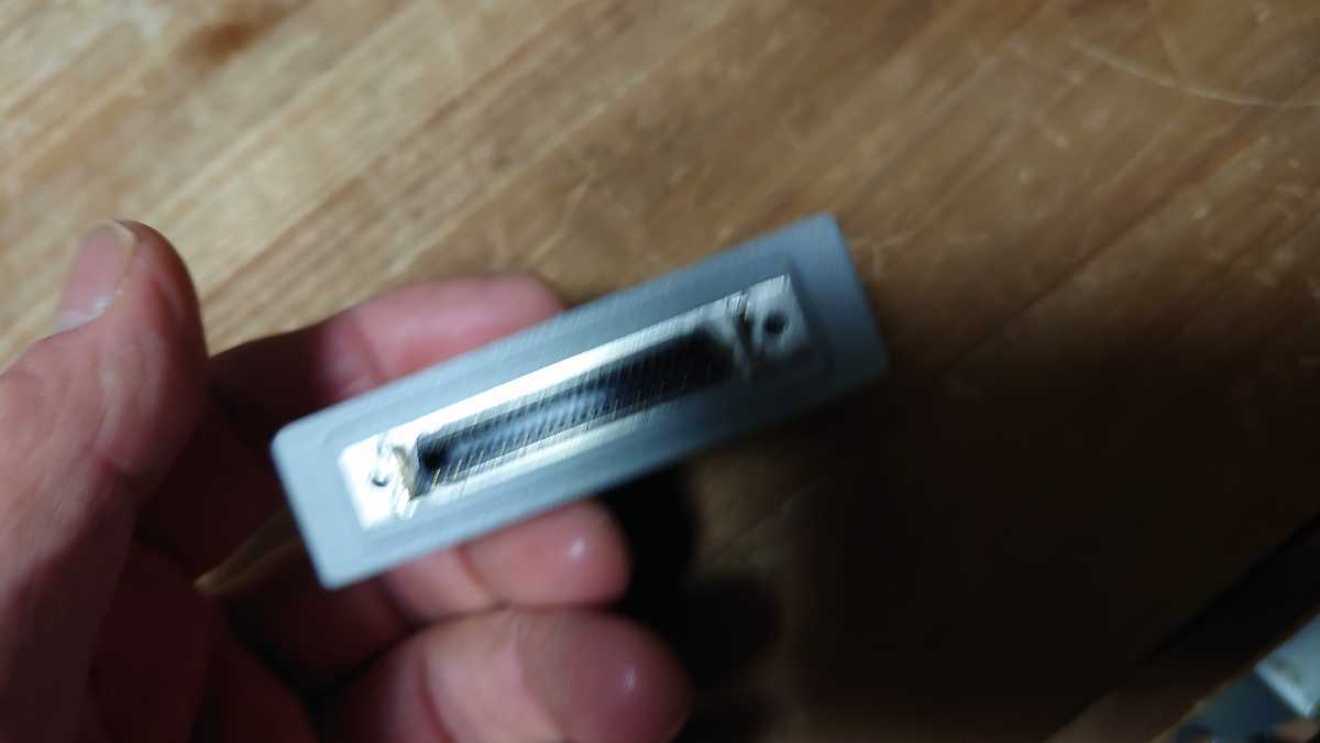 SCSI 変換コネクタ 変換アダプター ハーフ50-25ピン　未確認ジャンク_画像3