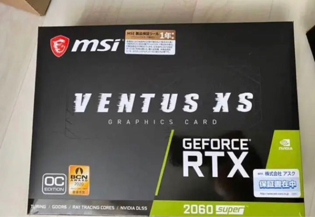 MSI RTX 2060 Super Ventus OC 8GB グラフィックボード NVIDIA PC