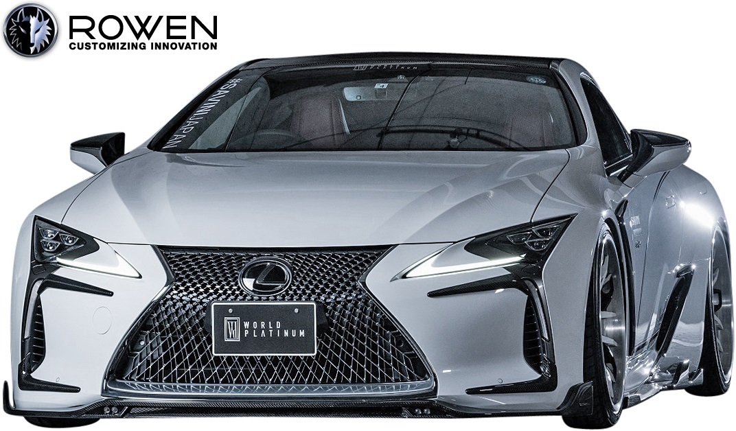 【M's】レクサス LC LC500 / LC500h (2017.03-) ROWEN カーボン トランクスポイラー ／ CARBON ロェン ロウェン エアロ ウイング 1L007T11
