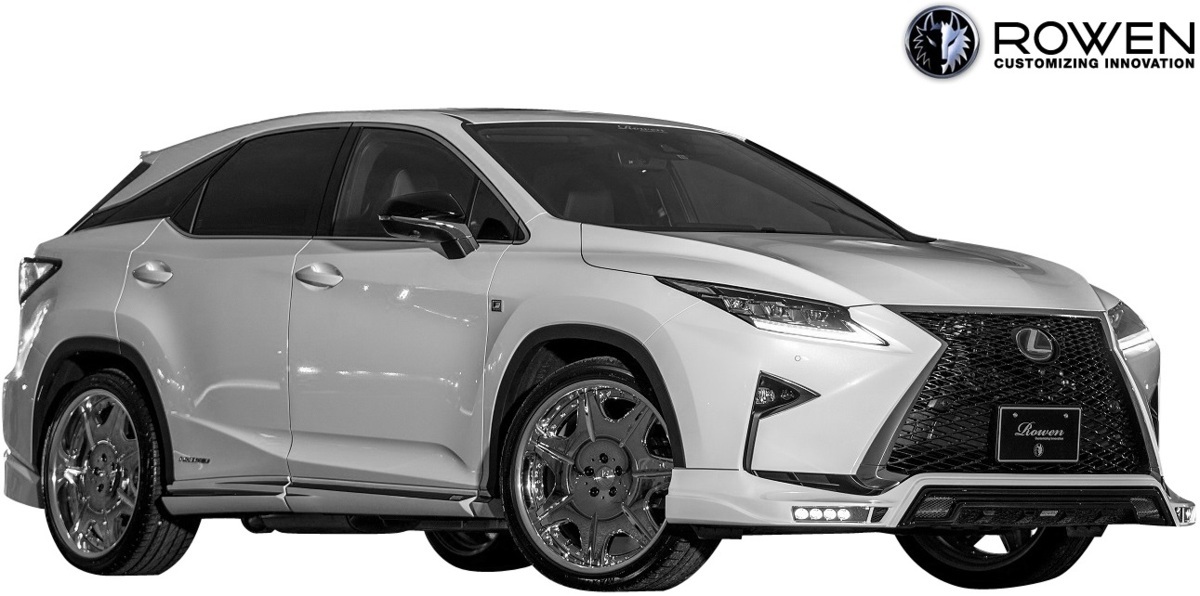 【M's】LEXUS レクサス 20系 RX F-SPORT 前期 (2015.10-2019.7) ROWEN サイドステップ 左右 ABS ロエン ロウェン エアロ 1L005J00の画像2