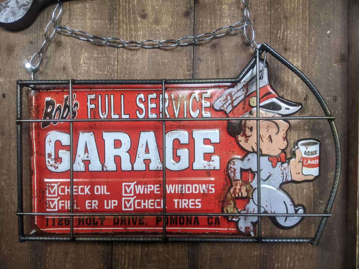  garage shop autograph board ornament signboard spanner wrench TOOL # garage life # american Vintage . house # american interior 