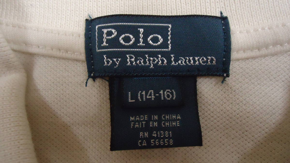 Polo Ralph Lauren Boy's Classic-Fit Big Pony Polo クリーム L ポロ ラルフローレン ビッグポニー ポロシャツ レターパックライト_画像7