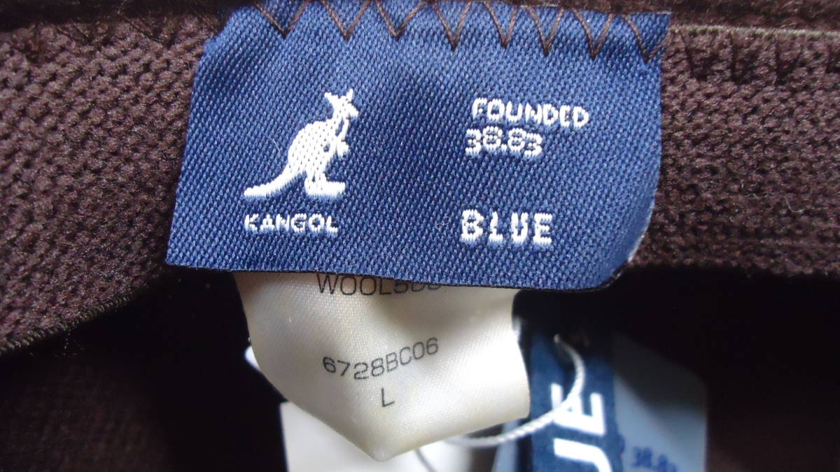 KANGOL BLUE старый модель кепка hunting cap чай L полцены 50%off Kangol шляпа шляпа letter pack почтовый сервис плюс Yupack (.... версия ) анонимность рассылка 