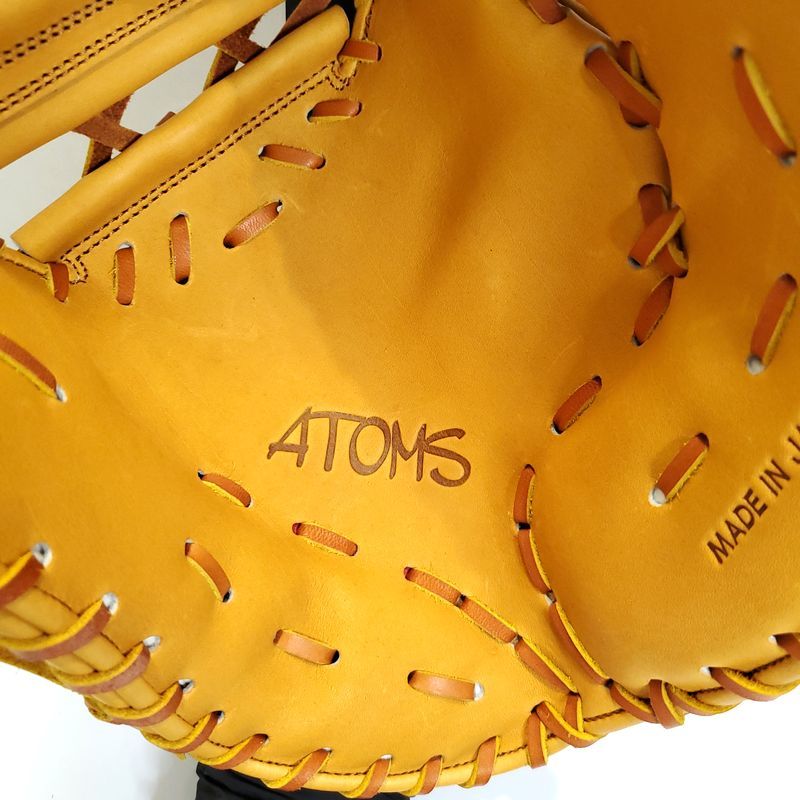 アトムズ 日本製 ドメスティックライン DomesticLine 高校野球対応 ATOMS 01 一般用大人サイズ ファーストミット 硬式グローブ_画像3