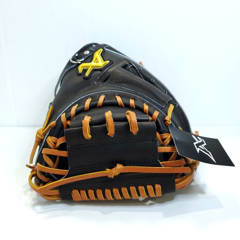 アトムズ 日本製 ドメスティックライン 専用袋付き 高校野球対応   一般用大人サイズ キャッチャーミット 硬式グローブ