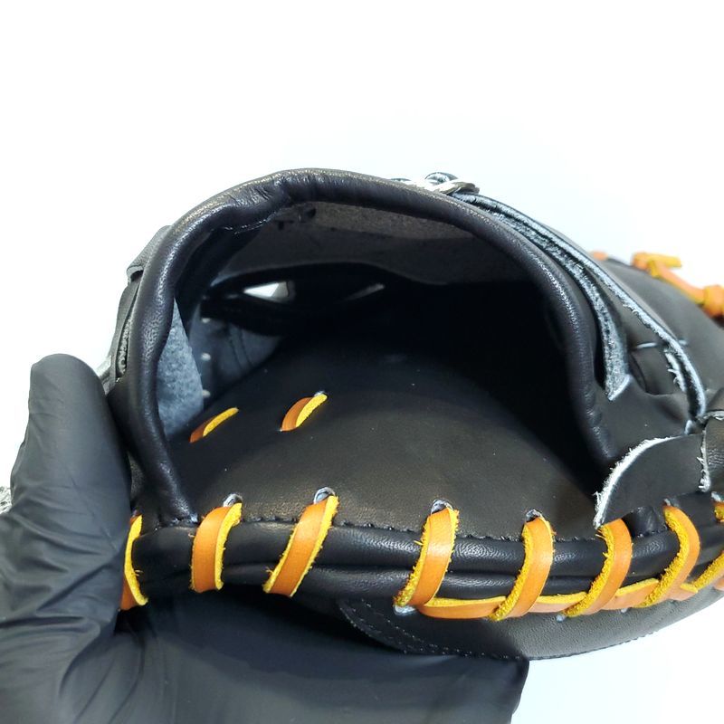 アトムズ 日本製 ドメスティックライン 専用袋付き 高校野球対応 ATOMS 11 一般用大人サイズ キャッチャーミット 硬式グローブ_画像9