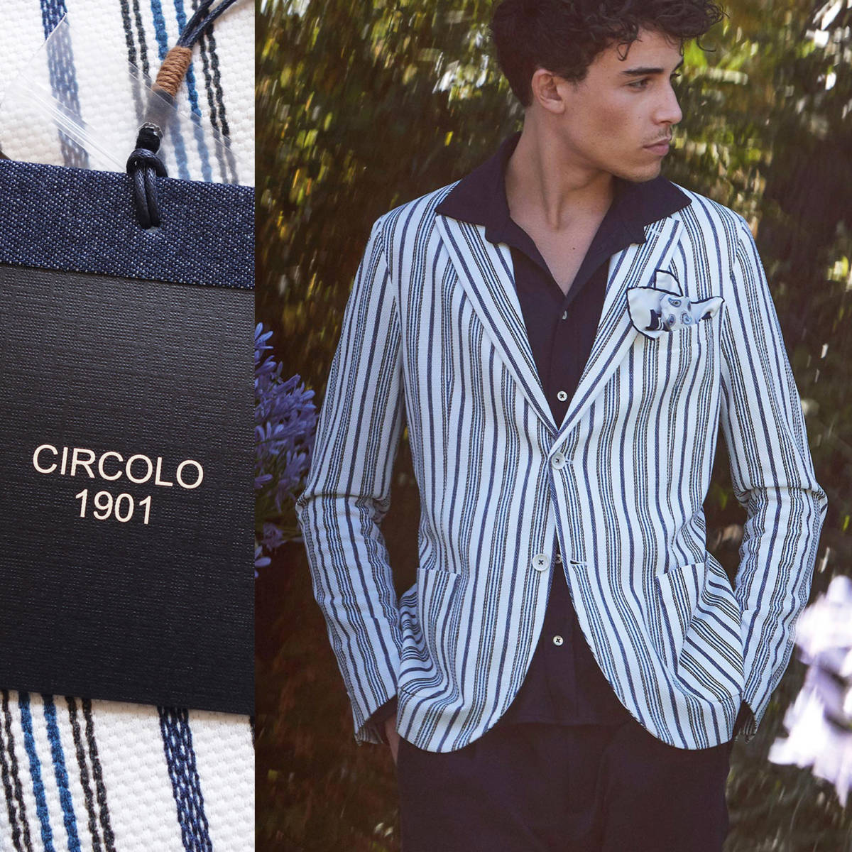 デニムやホ CIRCOLO 1901 - 新品 CIRCOLO 1901 チルコロ リネン混