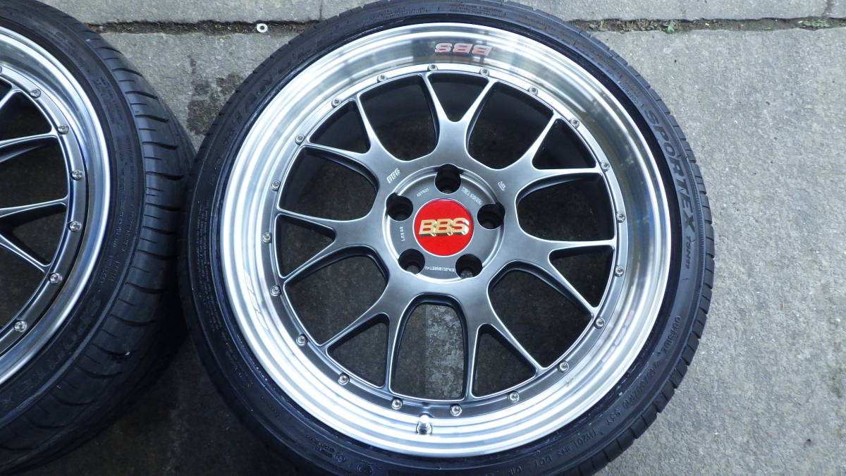 BBS　LMーR １９インチ　チャンピオン　LM３０２　LM303 ８、５J＋４３　９、５J +４５　１１４、３／５穴　目立った傷なく美品です。_画像4