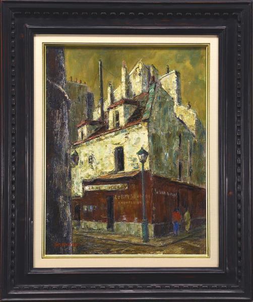 ** cheap .. two [ street angle ( France mon maru toru)] oil painting 6 number proof seal * France excellent article 0 one water .... water .. member **