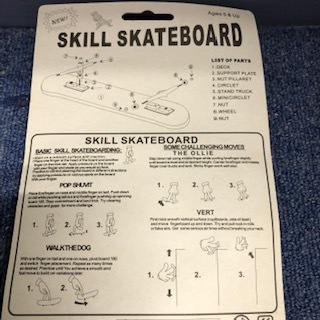 ★フィンガー スケートボード SKILL SKATEBOARD 未開封品 クリックポスト198円 SJ-092Aの画像3