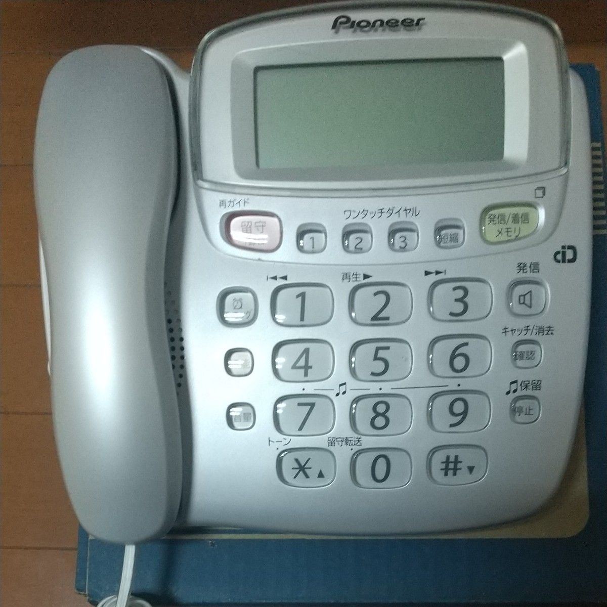 液晶留守番テレホン TF-V53-S (シルバー) Pioneer 電話機 液晶留守番テレホン TF-V53-S (シルバー) Pioneer 電話機