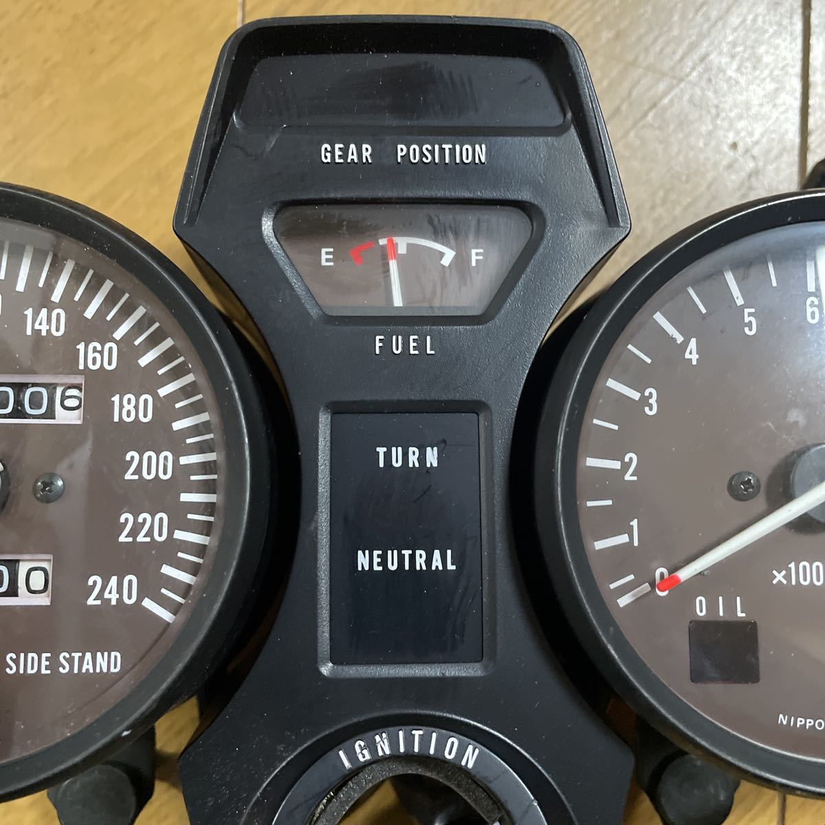 れており GSX400F 純正メーター スピードタコメーター 実働外し pyIZT
