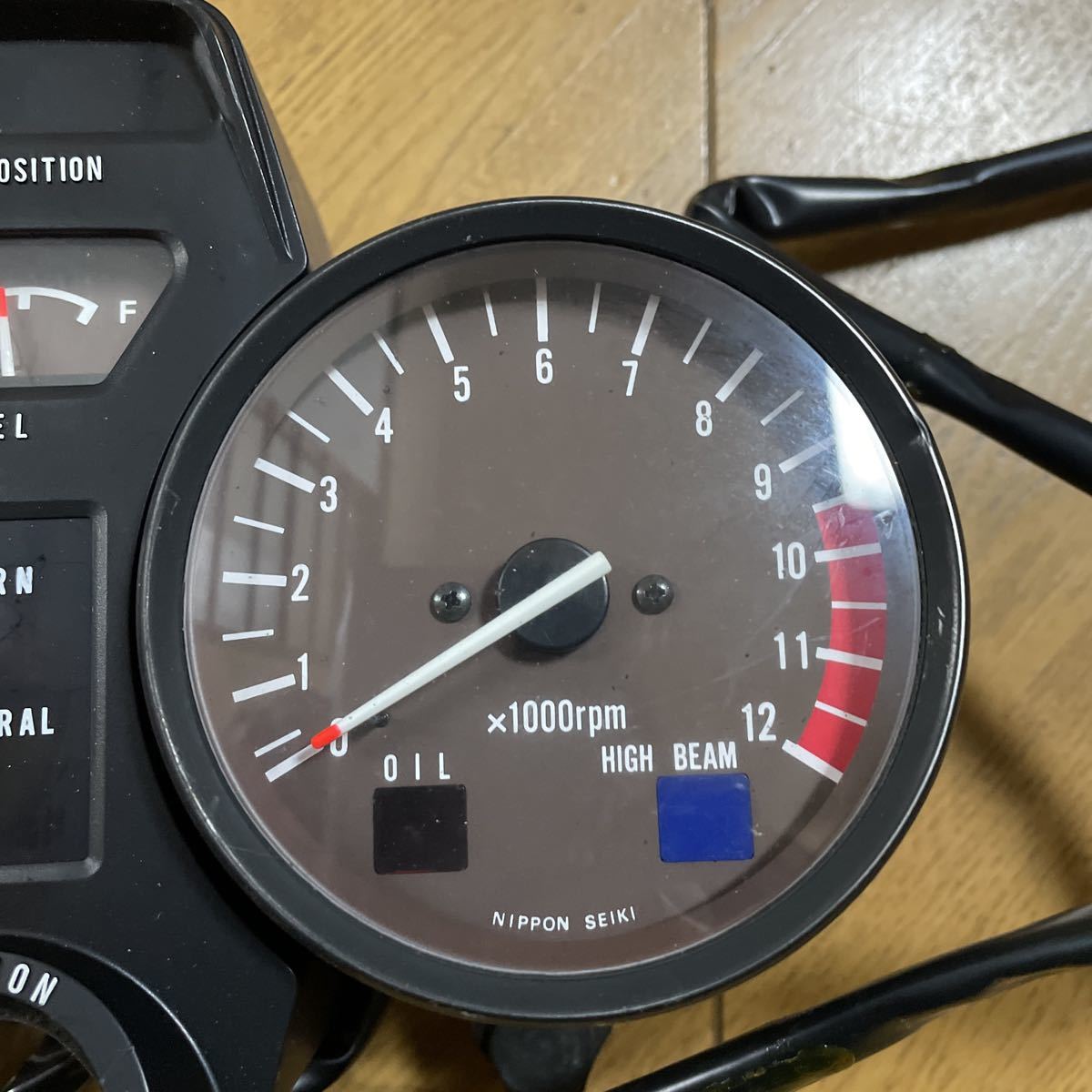 けします⋩ GSX400F 純正メーター スピードタコメーター 実働外し