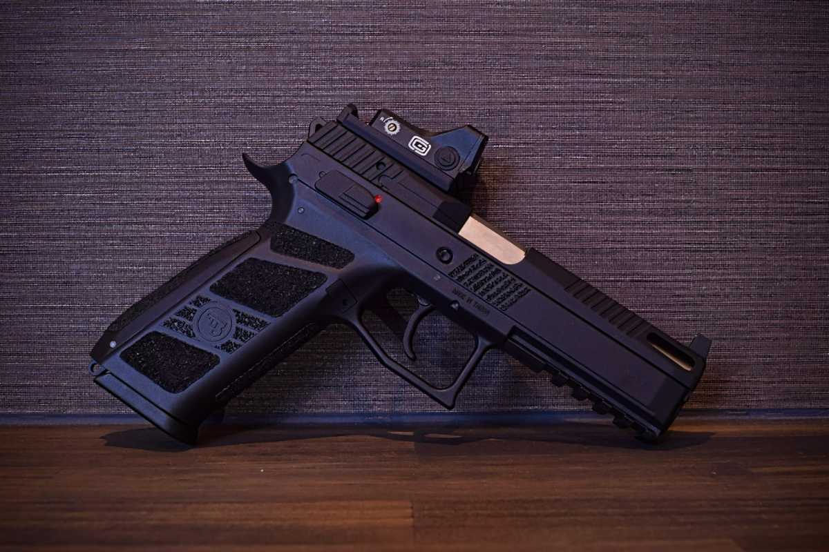 KJ Works GBB CZ P-09 Optics Ready 新品ベース ステッピング加工品 ( ガスガン Co2 OR Carbon8 カーボネイト Duty_画像4