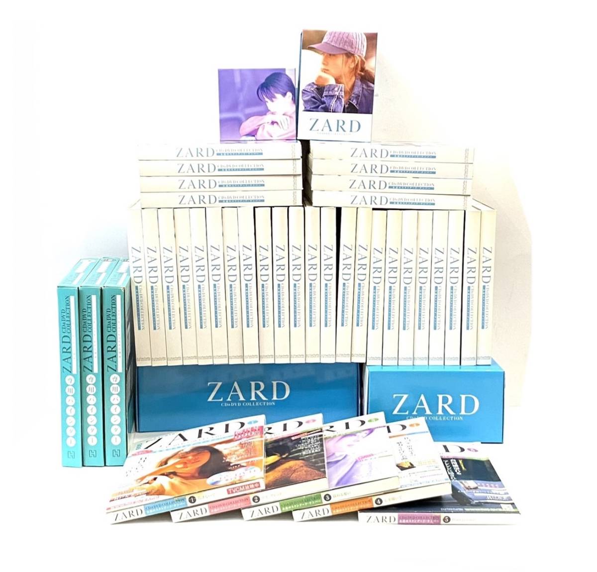 日本製 2ウェイ アシェット ZARD CD＆DVD コレクション 全巻セット