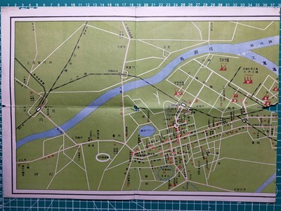 最新のデザイン 弥生座 銀映 東宝 鉄道線 商工図 難あり 昭和25年 ma02