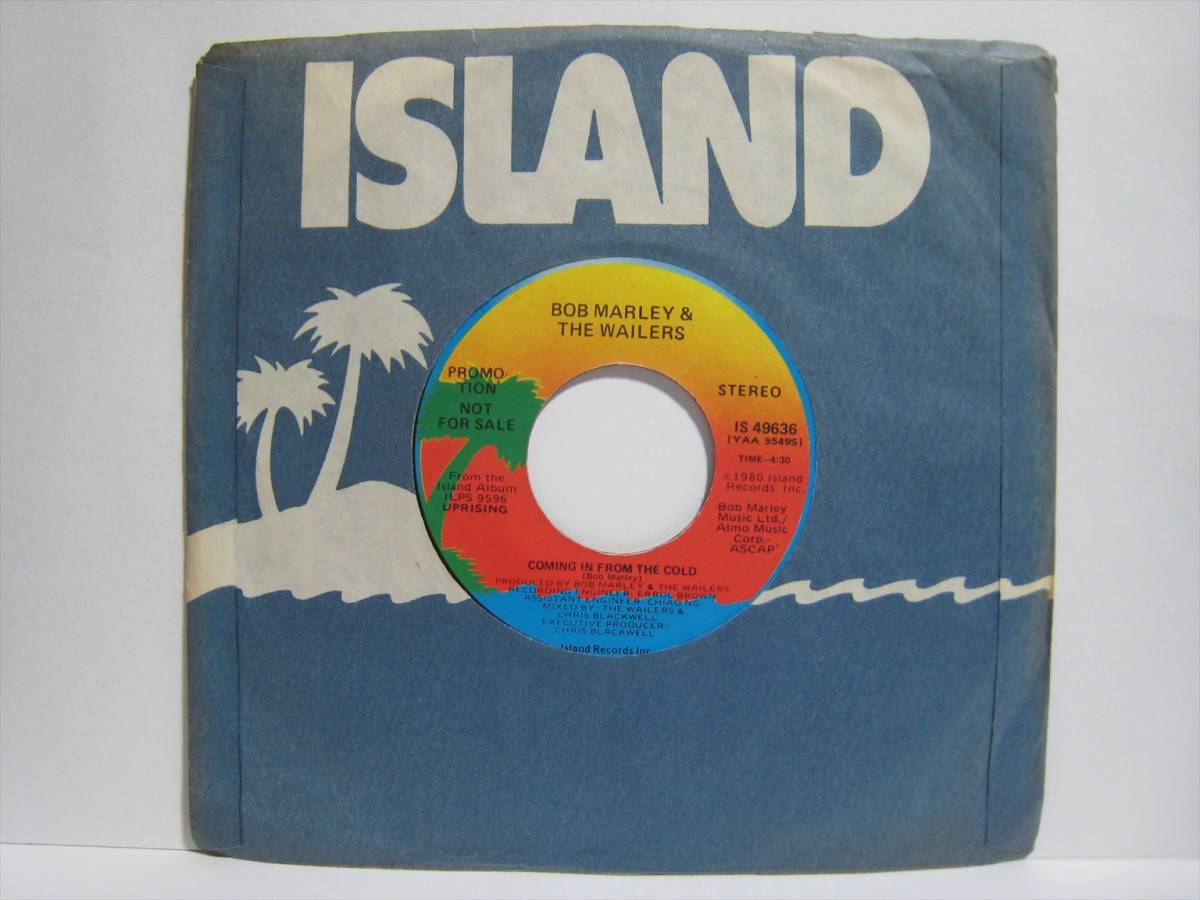 【7”】 BOB MARLEY & THE WAILERS / ●プロモ MONO/STEREO● COMING IN FROM THE COLD US盤 ボブ・マーリィ コールド・システム_画像2