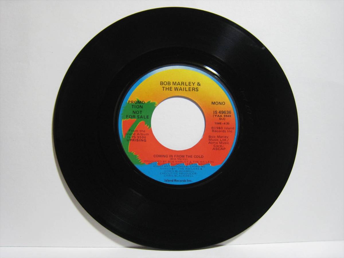 【7”】 BOB MARLEY & THE WAILERS / ●プロモ MONO/STEREO● COMING IN FROM THE COLD US盤 ボブ・マーリィ コールド・システム_画像3