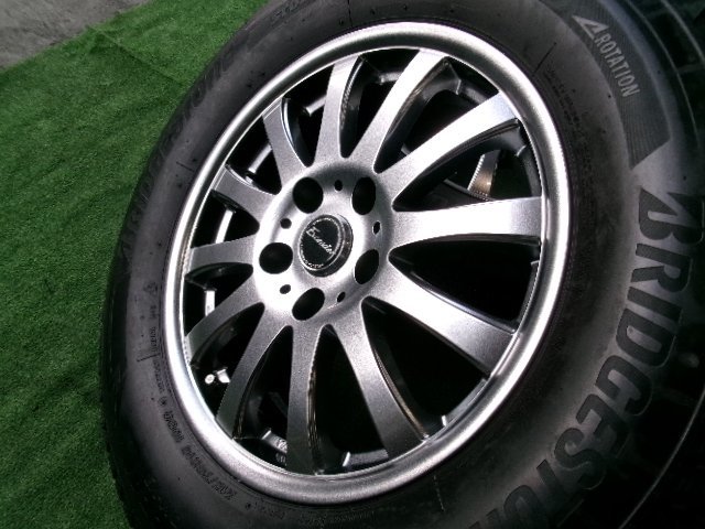 バリ溝 2021年 綺麗 デリカ D 5 D5 アウトランダー RVR 等 ホイール スタッドレス 4本 16インチ 215/70R16 ブリヂストン BLIZZAK DM-V3
