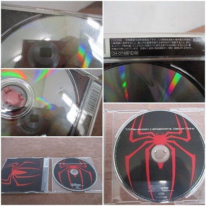 ★CD 「web of night」T.M.Revolution×スパイダーマン２ ※汚れキズ・ケースにシール跡あり tm2302-19-7★_画像6