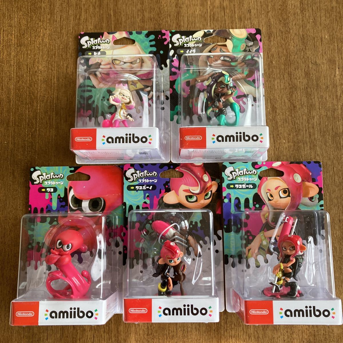 スプラトゥーン amiibo タコ タコガール ヒメ イイダ アオリ ホタル 等-