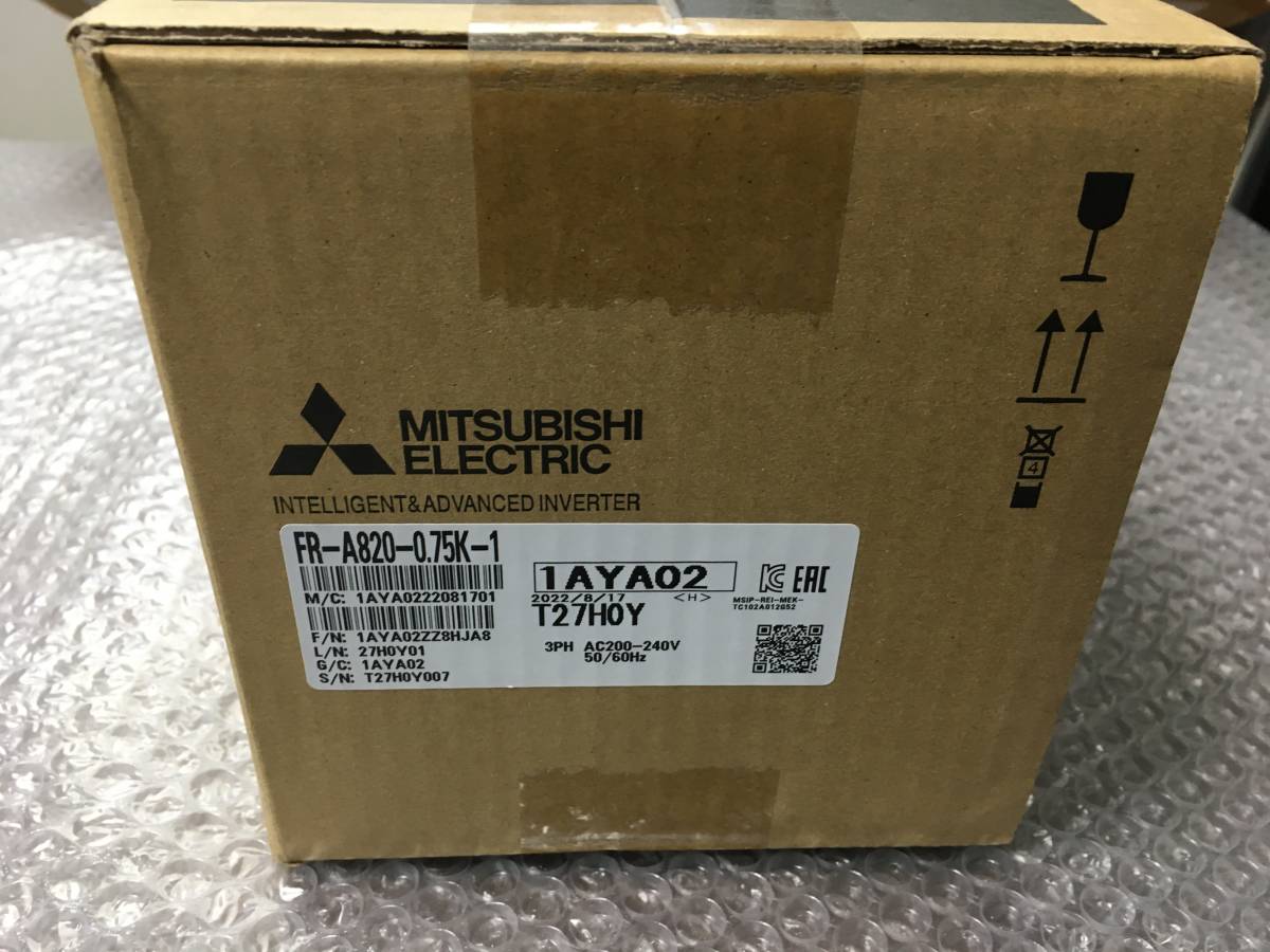ファッションの 三菱電機 未使用⑤ FR-A820-0.75K-1 インバータ その他 ...
