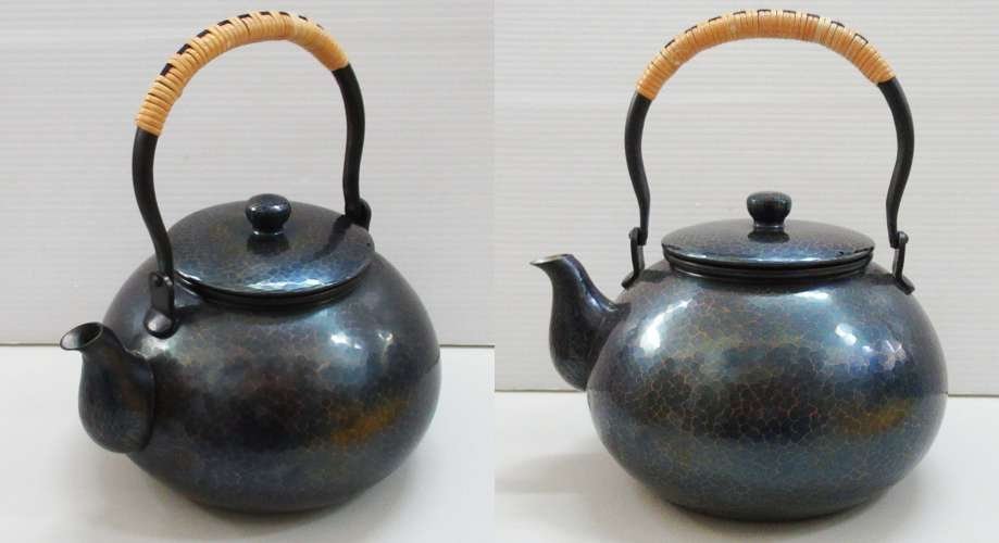 96%OFF!】 玉川堂 茶筒 鎚起銅器 紫金色 romaydesarrollos.com.ar