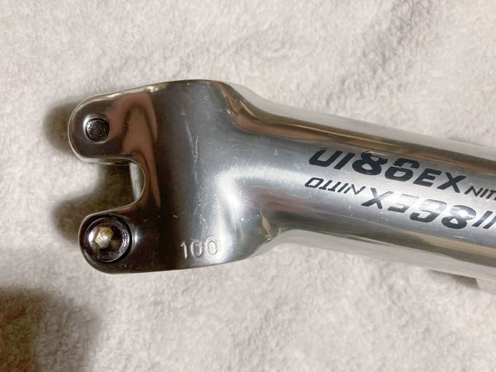 NITTO 日東 アヘッド ステム UI86EX ステム長100mm 73° ハンドル NITTO 日東 アヘッド ステム UI86EX ステム長100mm 73° ハンドル