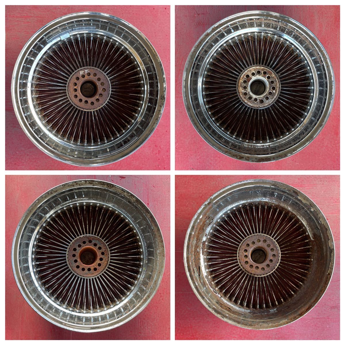 深リム DAYTON デイトン?ワイヤーホイール 20×8JJ 4本セット 深リム DAYTON デイトン?ワイヤーホイール 20×8JJ 4本セット