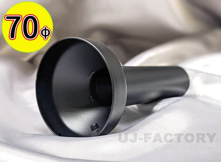 [ immediate payment! super-discount * silencing ] black * inner silencer *70φ for ( product size / exit outer diameter 65x total length 140x pipe diameter 32mm) mat black finishing 