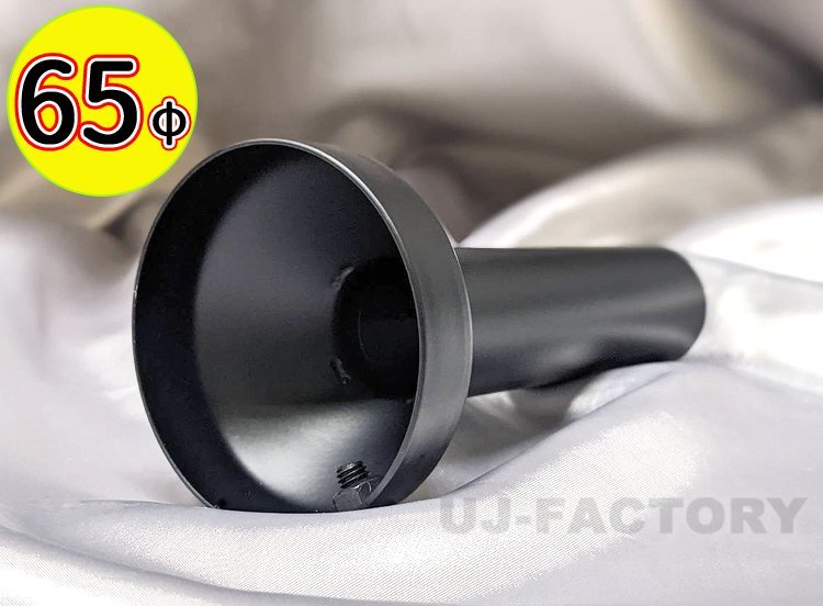 [ immediate payment! super-discount * silencing ] black * inner silencer *65φ for ( product size / exit outer diameter 60x total length 131x pipe diameter 25.5mm) mat black finishing 