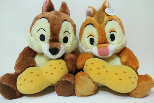 R1* soft toy * chip & Dale BIG hand puppet *32cm