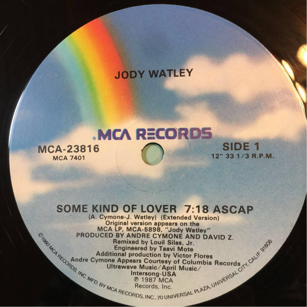 【同梱可】●　JODY WATLEY ジョディ・ワトリー ◎ Some Kind of Lover(12インチ)【型番号】mca-23816_画像2