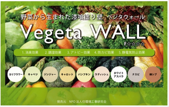 「ベジタウォール・ナスビ」　野菜から生まれた漆喰・塗り壁材_画像2
